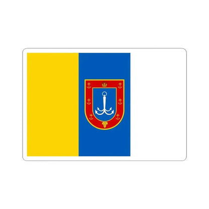 Flag of Odessa Oblast Ukraine - STICKER Vinyl Kiss-Cut Decal 4 Inch White - The Sticker Space
