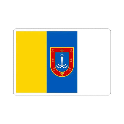 Flag of Odessa Oblast Ukraine - STICKER Vinyl Kiss-Cut Decal 6 Inch White - The Sticker Space