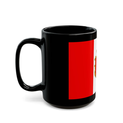 Flag of Odessa Ukraine - Black Coffee Mug-The Sticker Space