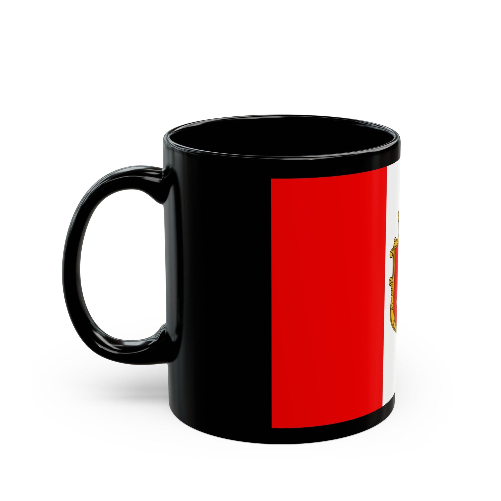 Flag of Odessa Ukraine - Black Coffee Mug-The Sticker Space