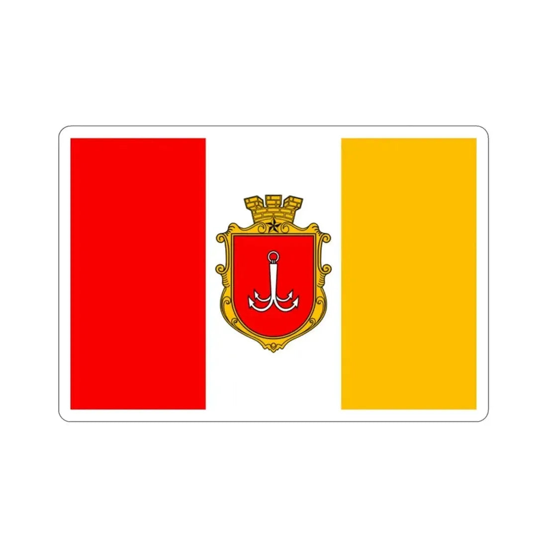 Flag of Odessa Ukraine STICKER Vinyl Die-Cut Decal - The Sticker Space