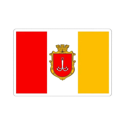 Flag of Odessa Ukraine - STICKER Vinyl Kiss-Cut Decal 6 Inch White - The Sticker Space
