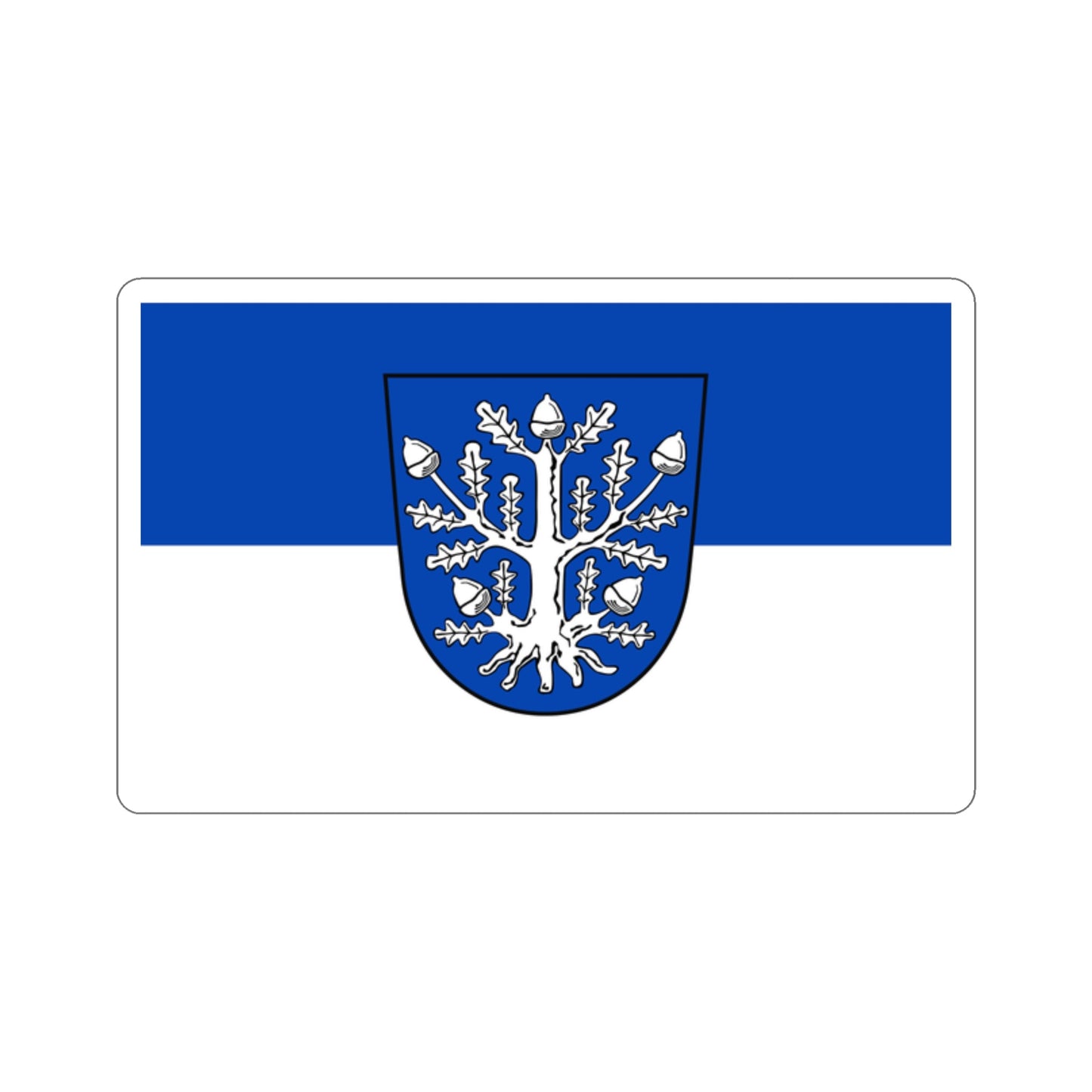 Flag of Offenbach am Main Germany STICKER Vinyl Die-Cut Decal-2 Inch-The Sticker Space