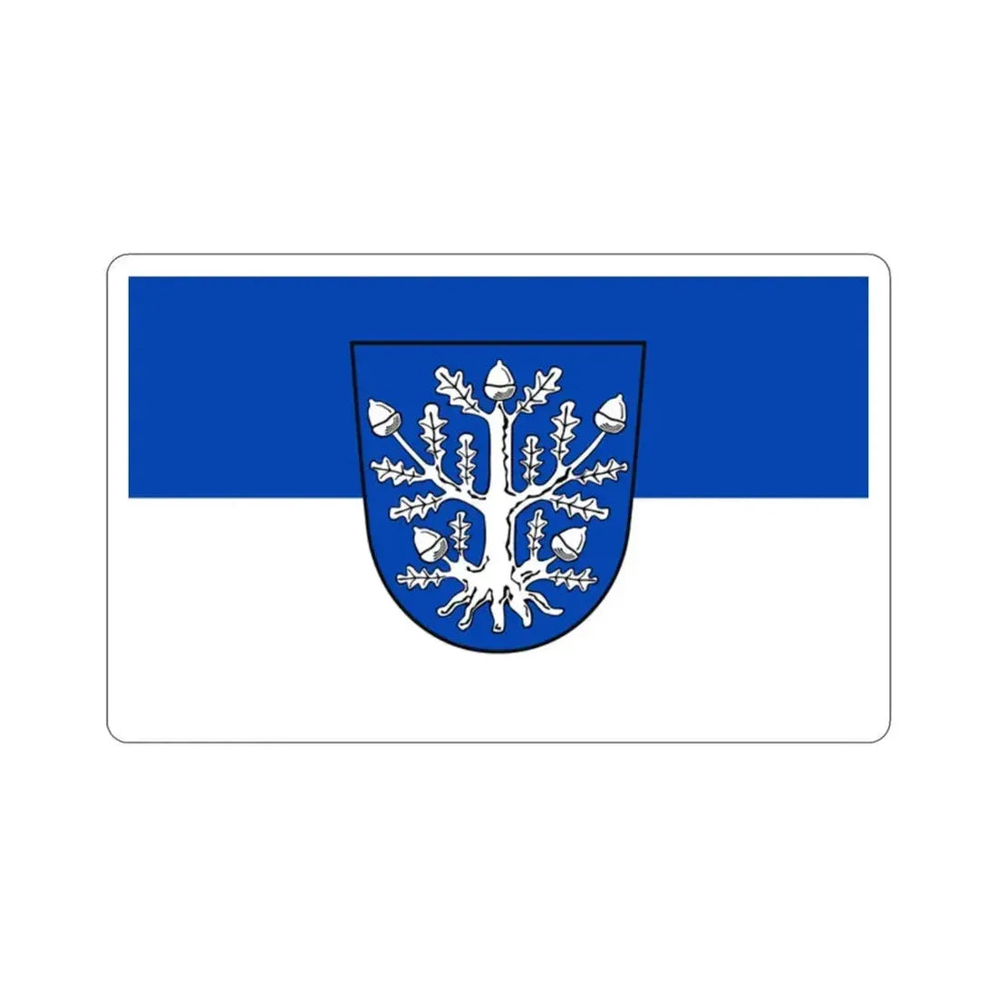 Flag of Offenbach am Main Germany STICKER Vinyl Die-Cut Decal 2 Inch - The Sticker Space