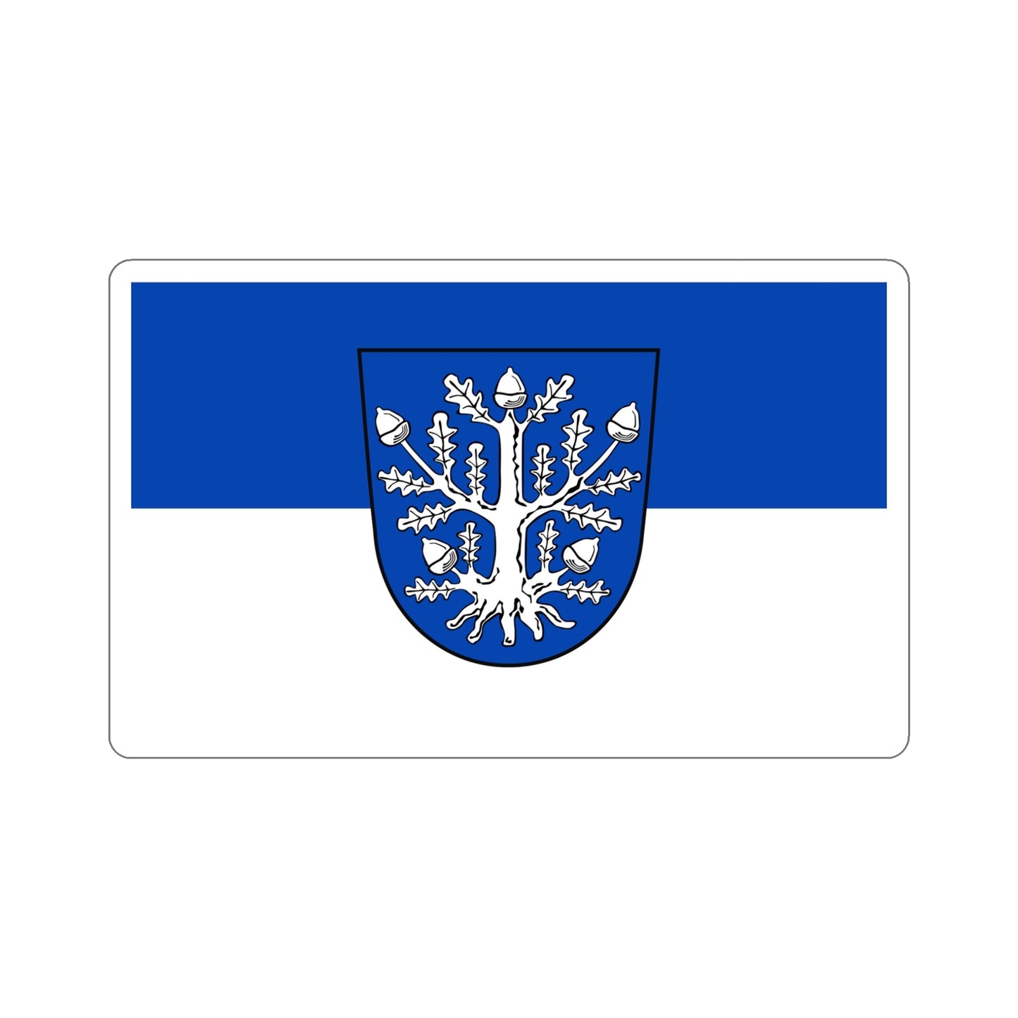 Flag of Offenbach am Main Germany STICKER Vinyl Die-Cut Decal-5 Inch-The Sticker Space