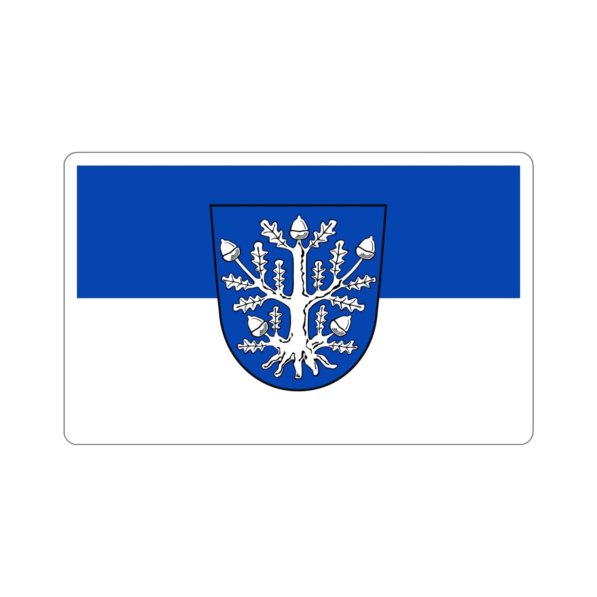 Flag of Offenbach am Main Germany STICKER Vinyl Die-Cut Decal-6 Inch-The Sticker Space