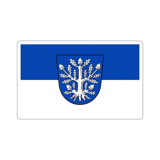 Flag of Offenbach am Main Germany STICKER Vinyl Die-Cut Decal 6 Inch - The Sticker Space