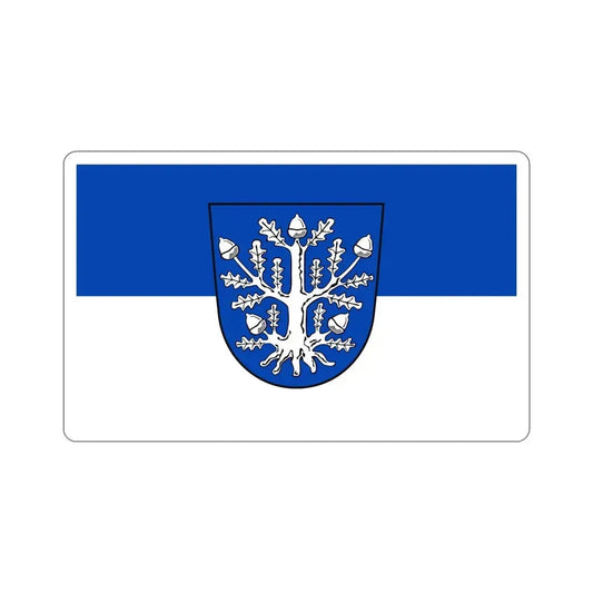 Flag of Offenbach am Main Germany STICKER Vinyl Die-Cut Decal 6 Inch - The Sticker Space