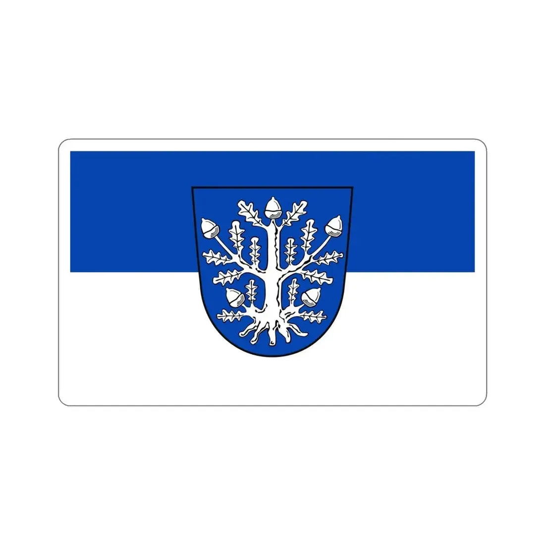 Flag of Offenbach am Main Germany STICKER Vinyl Die-Cut Decal - The Sticker Space