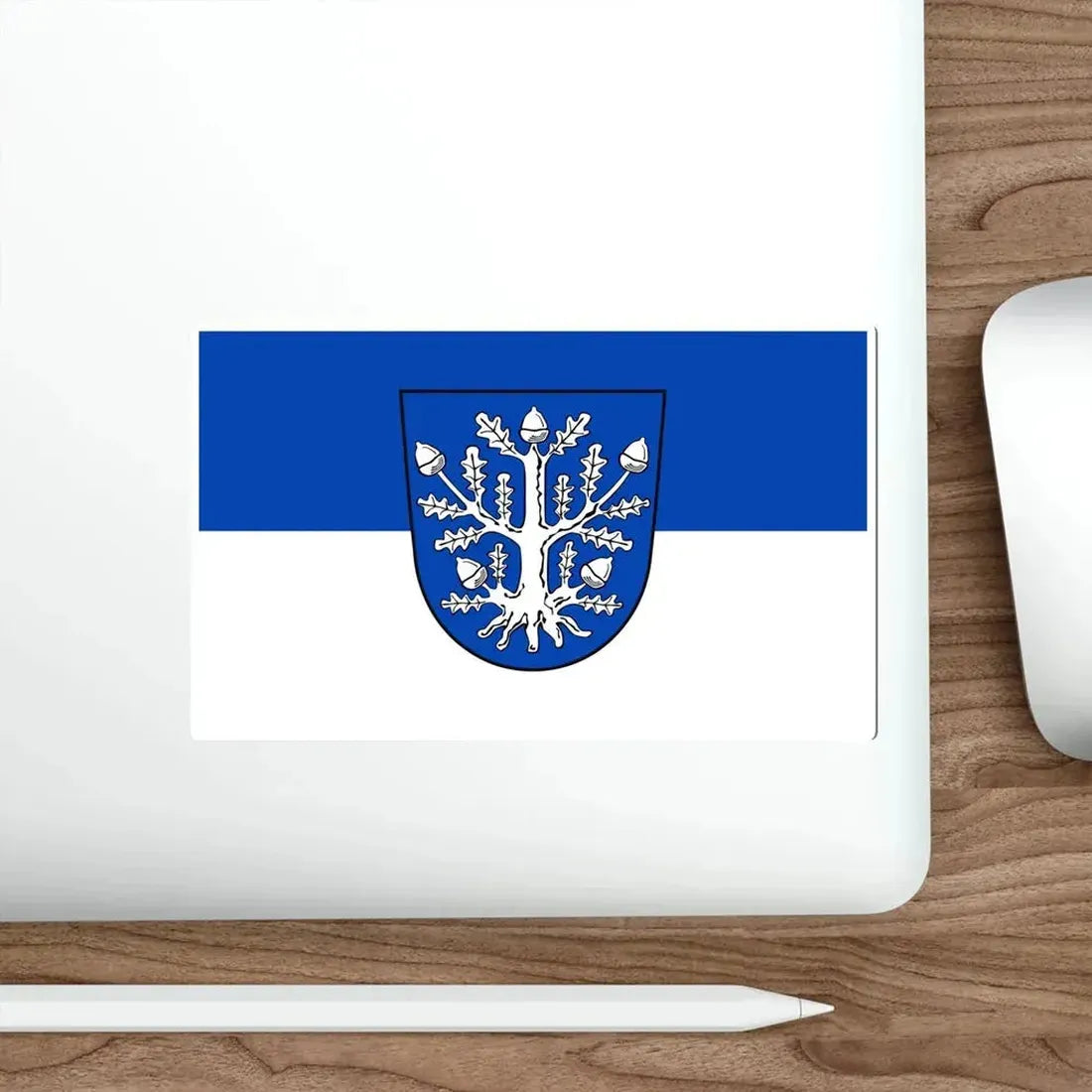 Flag of Offenbach am Main Germany STICKER Vinyl Die-Cut Decal - The Sticker Space