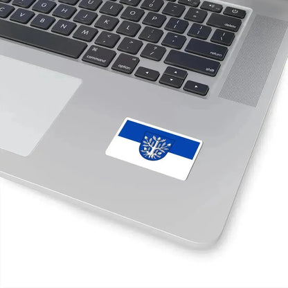 Flag of Offenbach am Main Germany - STICKER Vinyl Kiss-Cut Decal - The Sticker Space