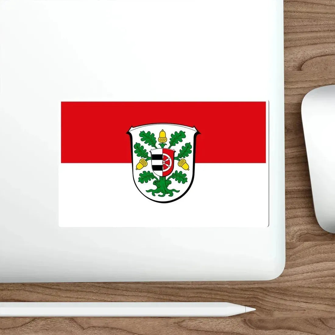 Flag of Offenbach Germany STICKER Vinyl Die-Cut Decal - The Sticker Space