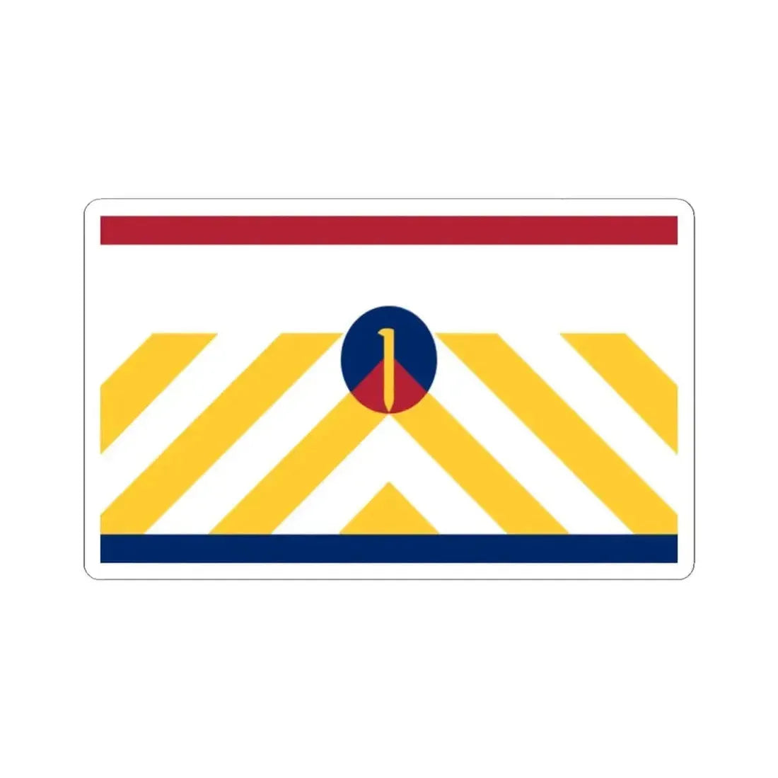 Flag of Ogden Utah 2000-2023 (United States) STICKER Vinyl Kiss-Cut Decal 2 Inch White - The Sticker Space