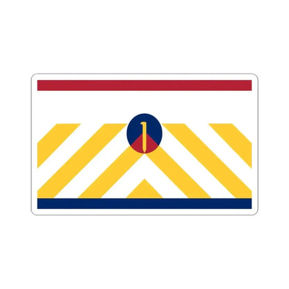 Flag of Ogden Utah 2000-2023 (United States) STICKER Vinyl Kiss-Cut Decal 3 Inch White - The Sticker Space