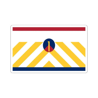 Flag of Ogden Utah 2000-2023 (United States) STICKER Vinyl Kiss-Cut Decal 4 Inch White - The Sticker Space