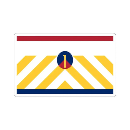 Flag of Ogden Utah 2000-2023 (United States) STICKER Vinyl Kiss-Cut Decal 6 Inch White - The Sticker Space