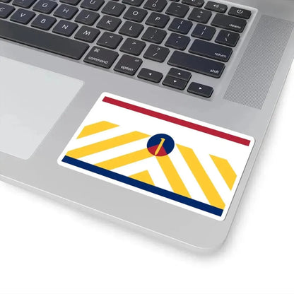 Flag of Ogden Utah 2000-2023 (United States) STICKER Vinyl Kiss-Cut Decal - The Sticker Space