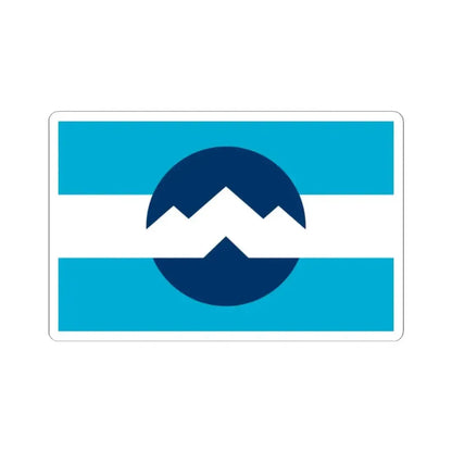 Flag of Ogden Utah (United States) STICKER Vinyl Kiss-Cut Decal 2 Inch White - The Sticker Space