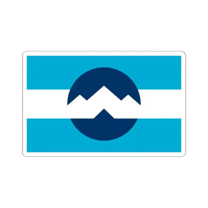 Flag of Ogden Utah (United States) STICKER Vinyl Kiss-Cut Decal 6 Inch White - The Sticker Space