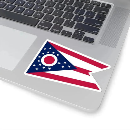 Flag of Ohio 3-2 (United States) STICKER Vinyl Kiss-Cut Decal - The Sticker Space