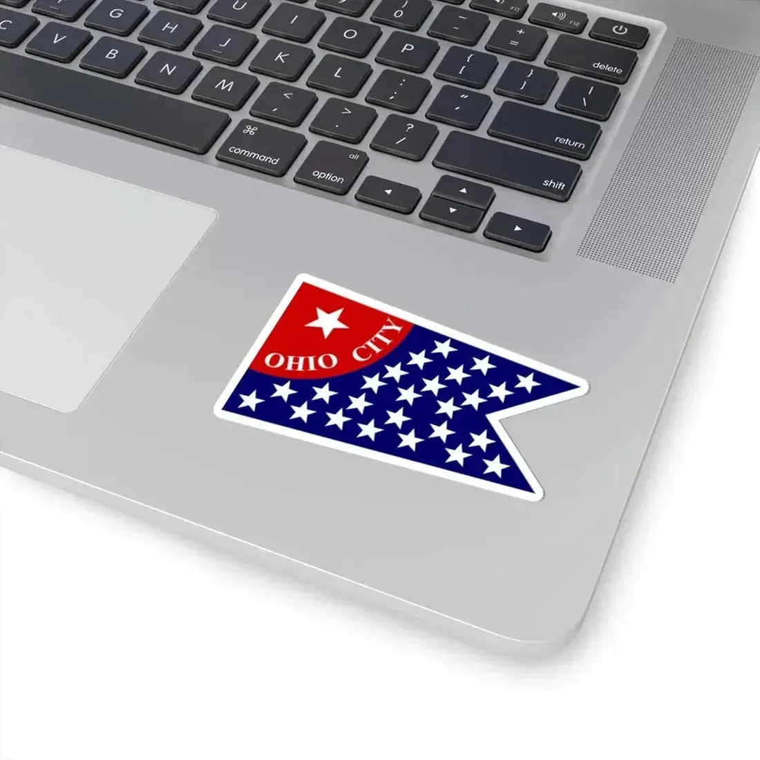 Flag of Ohio City Cleveland (United States) STICKER Vinyl Kiss-Cut Decal - The Sticker Space