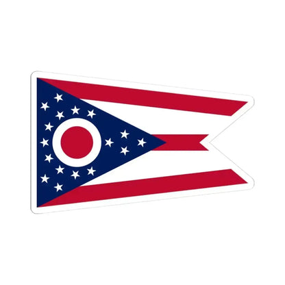 Flag of Ohio (United States) STICKER Vinyl Kiss-Cut Decal - The Sticker Space