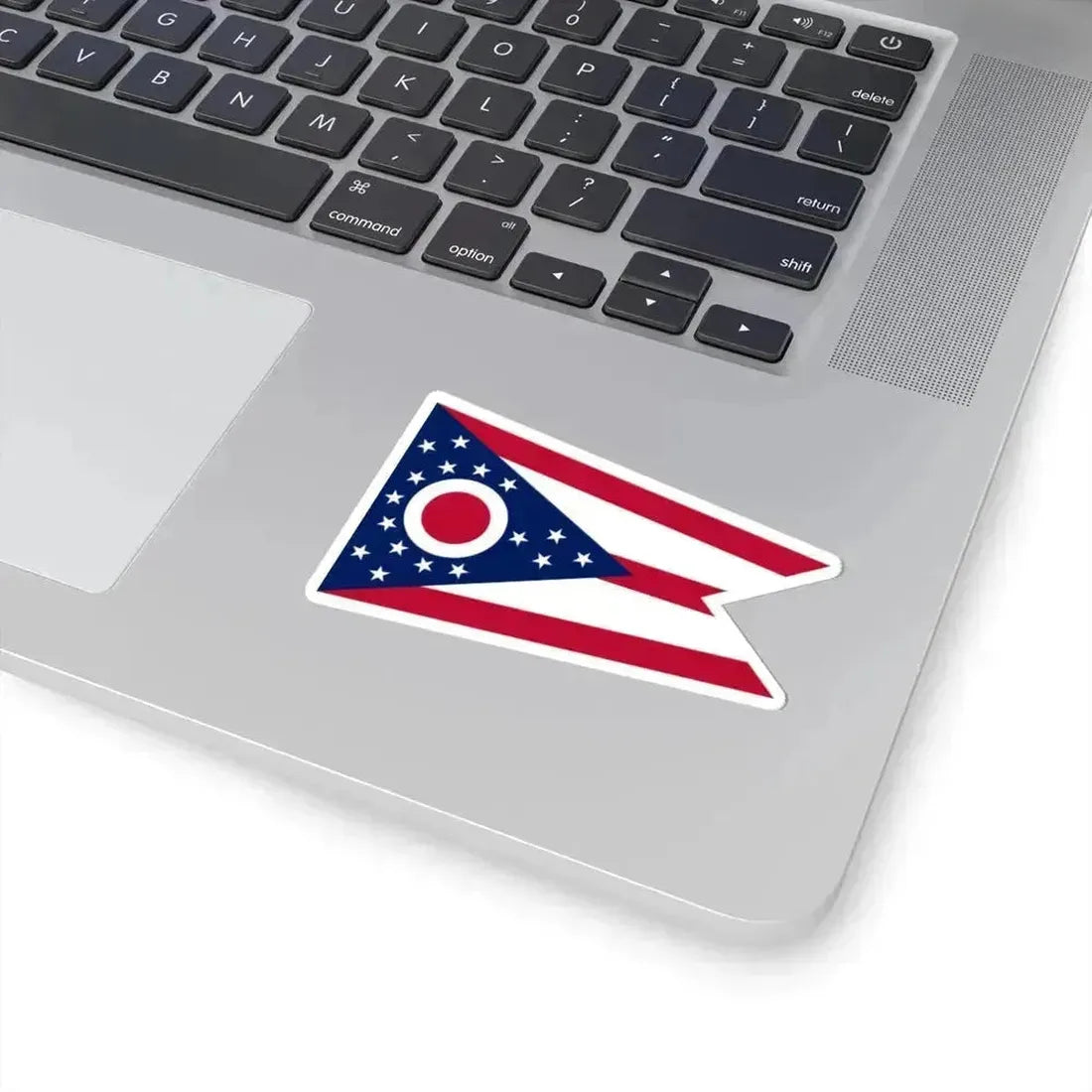 Flag of Ohio (United States) STICKER Vinyl Kiss-Cut Decal - The Sticker Space
