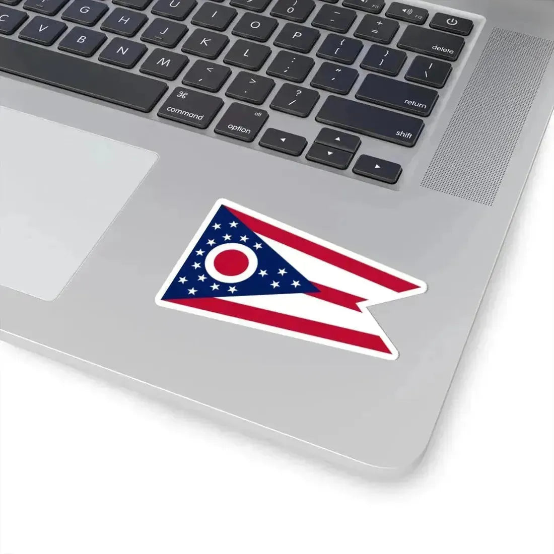 Flag of Ohio (United States) STICKER Vinyl Kiss-Cut Decal - The Sticker Space