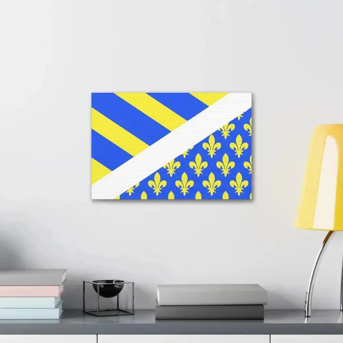 Flag of Oise France 2 - Canvas Wall Art - The Sticker Space