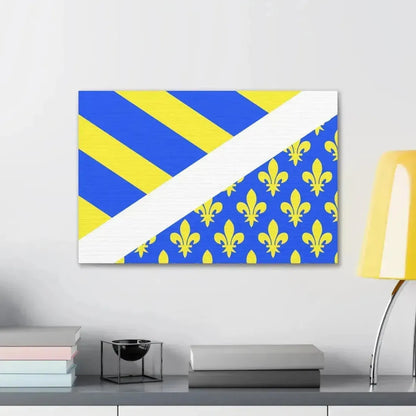 Flag of Oise France 2 - Canvas Wall Art - The Sticker Space