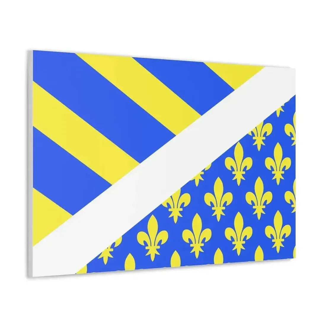 Flag of Oise France 2 - Canvas Wall Art - The Sticker Space