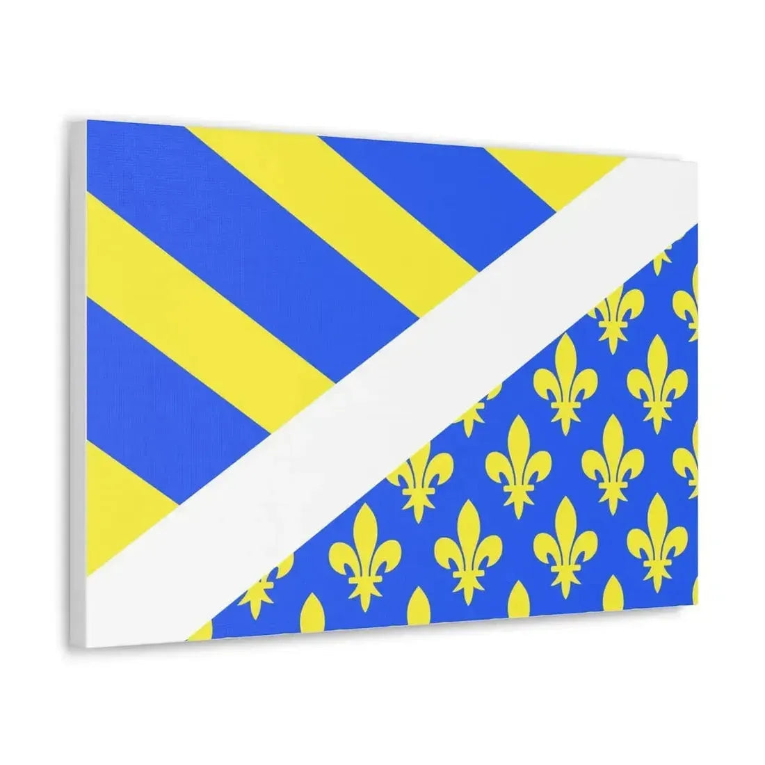 Flag of Oise France 2 - Canvas Wall Art - The Sticker Space