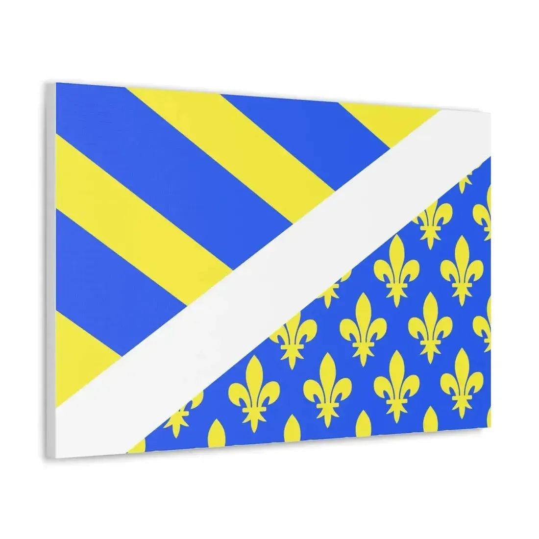 Flag of Oise France 2 - Canvas Wall Art - The Sticker Space