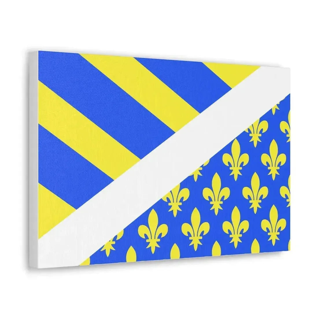 Flag of Oise France 2 - Canvas Wall Art - The Sticker Space