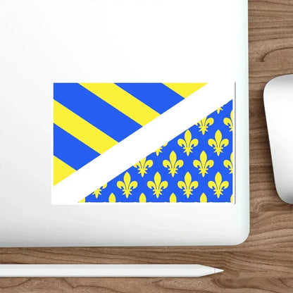 Flag of Oise France 2 STICKER Vinyl Die-Cut Decal - The Sticker Space