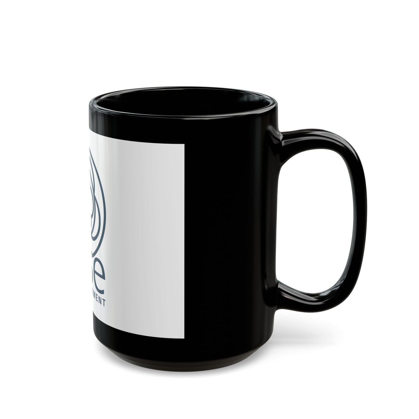 Flag of Oise France - Black Coffee Mug-The Sticker Space