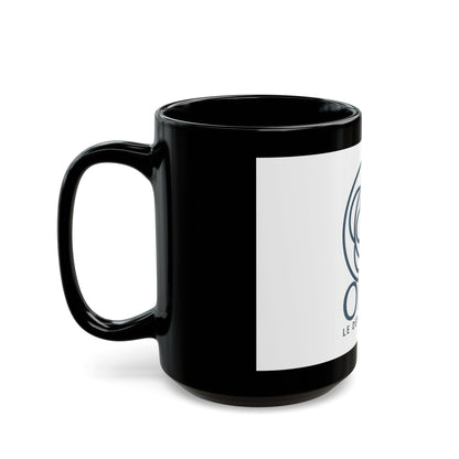 Flag of Oise France - Black Coffee Mug-The Sticker Space