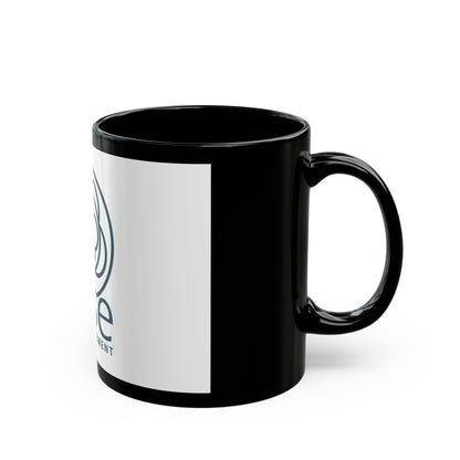 Flag of Oise France - Black Coffee Mug-The Sticker Space