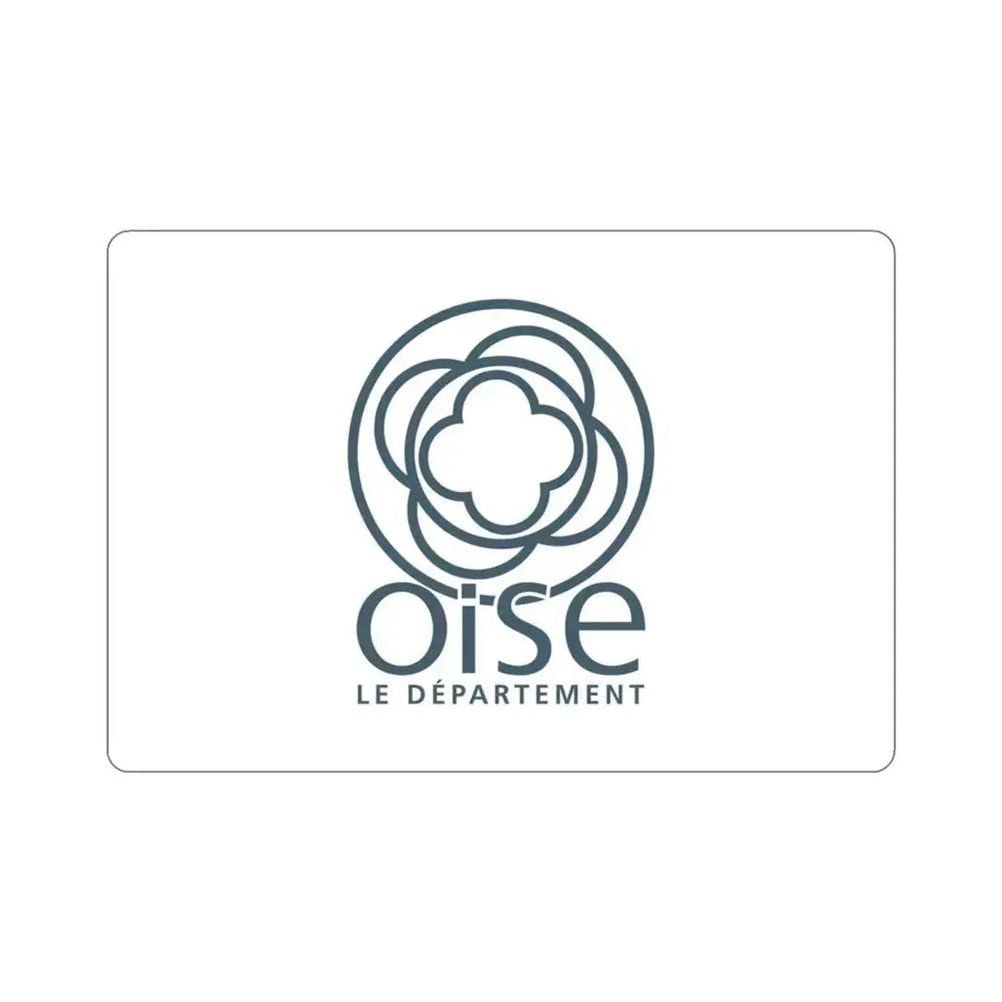 Flag of Oise France STICKER Vinyl Die-Cut Decal 3 Inch - The Sticker Space