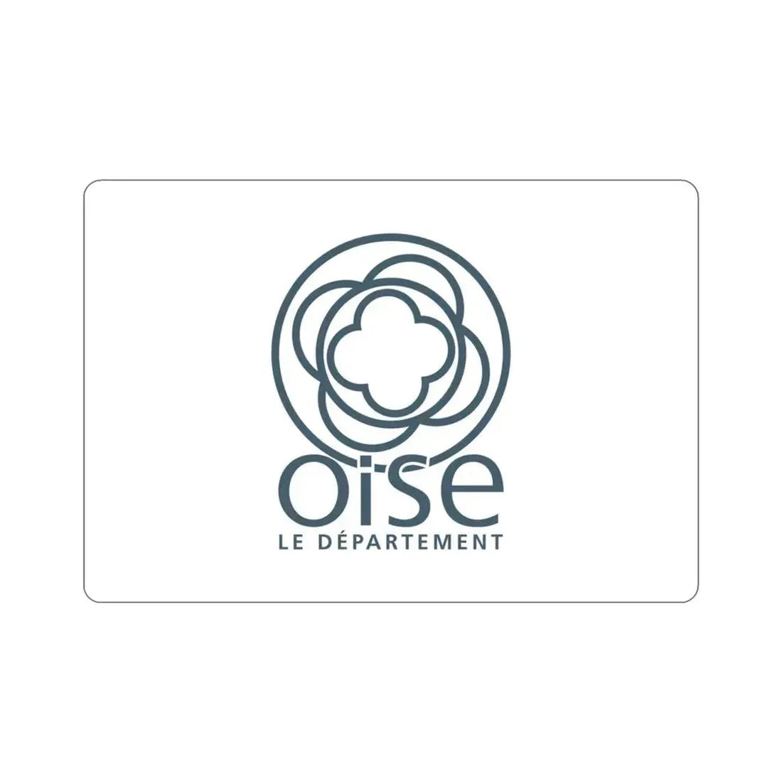 Flag of Oise France STICKER Vinyl Die-Cut Decal 3 Inch - The Sticker Space