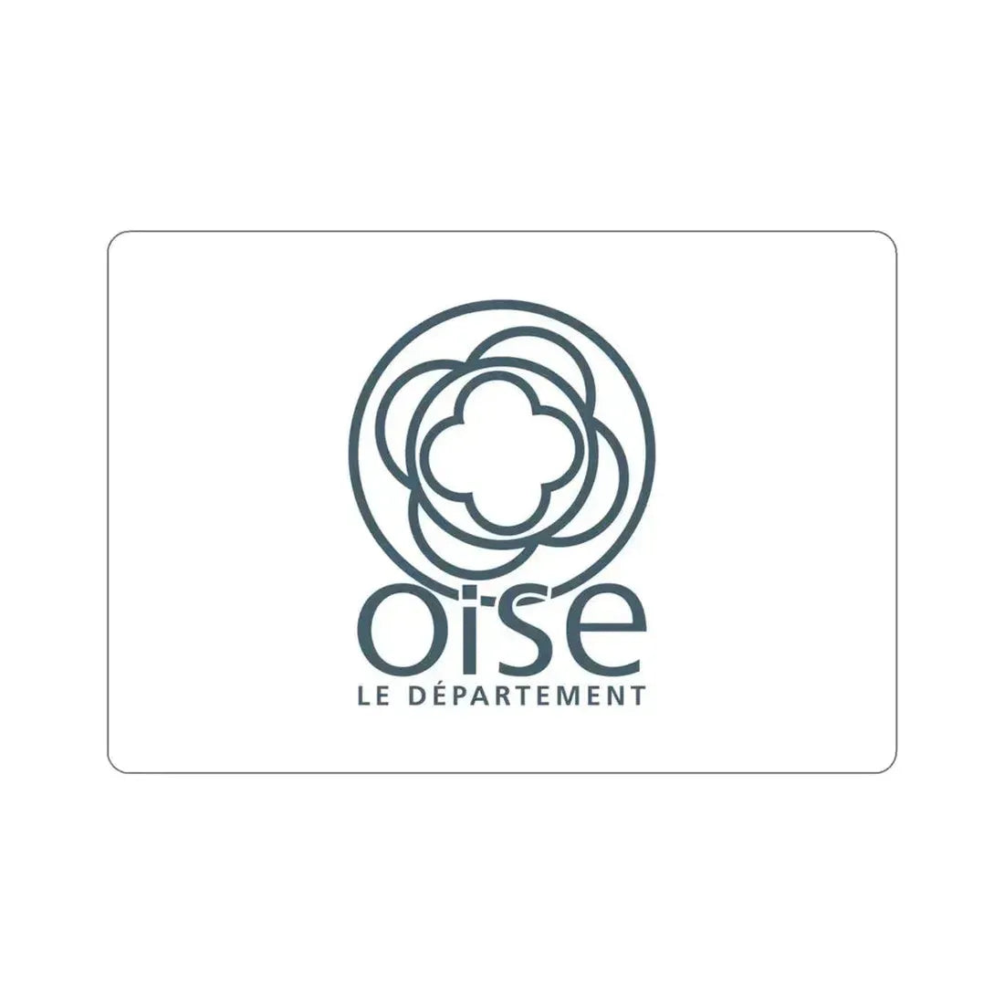 Flag of Oise France STICKER Vinyl Die-Cut Decal 4 Inch - The Sticker Space