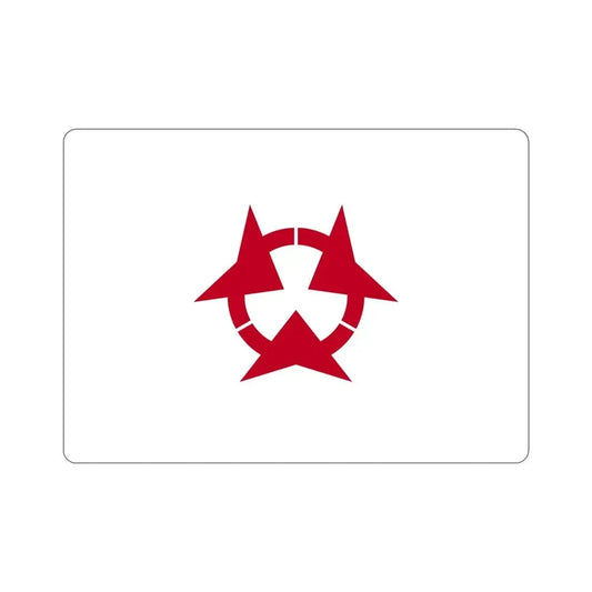 Flag of Oita Prefecture Japan STICKER Vinyl Die-Cut Decal 6 Inch - The Sticker Space
