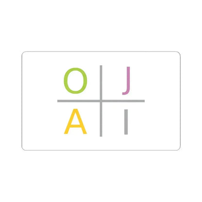 Flag of Ojai California (United States) STICKER Vinyl Kiss-Cut Decal 6 Inch White - The Sticker Space