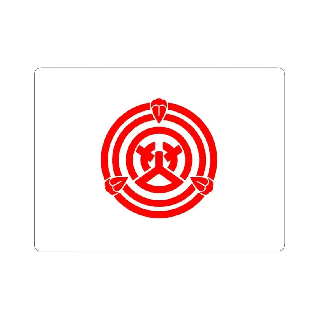 Flag of Okazaki Aichi Japan STICKER Vinyl Die-Cut Decal 4 Inch - The Sticker Space