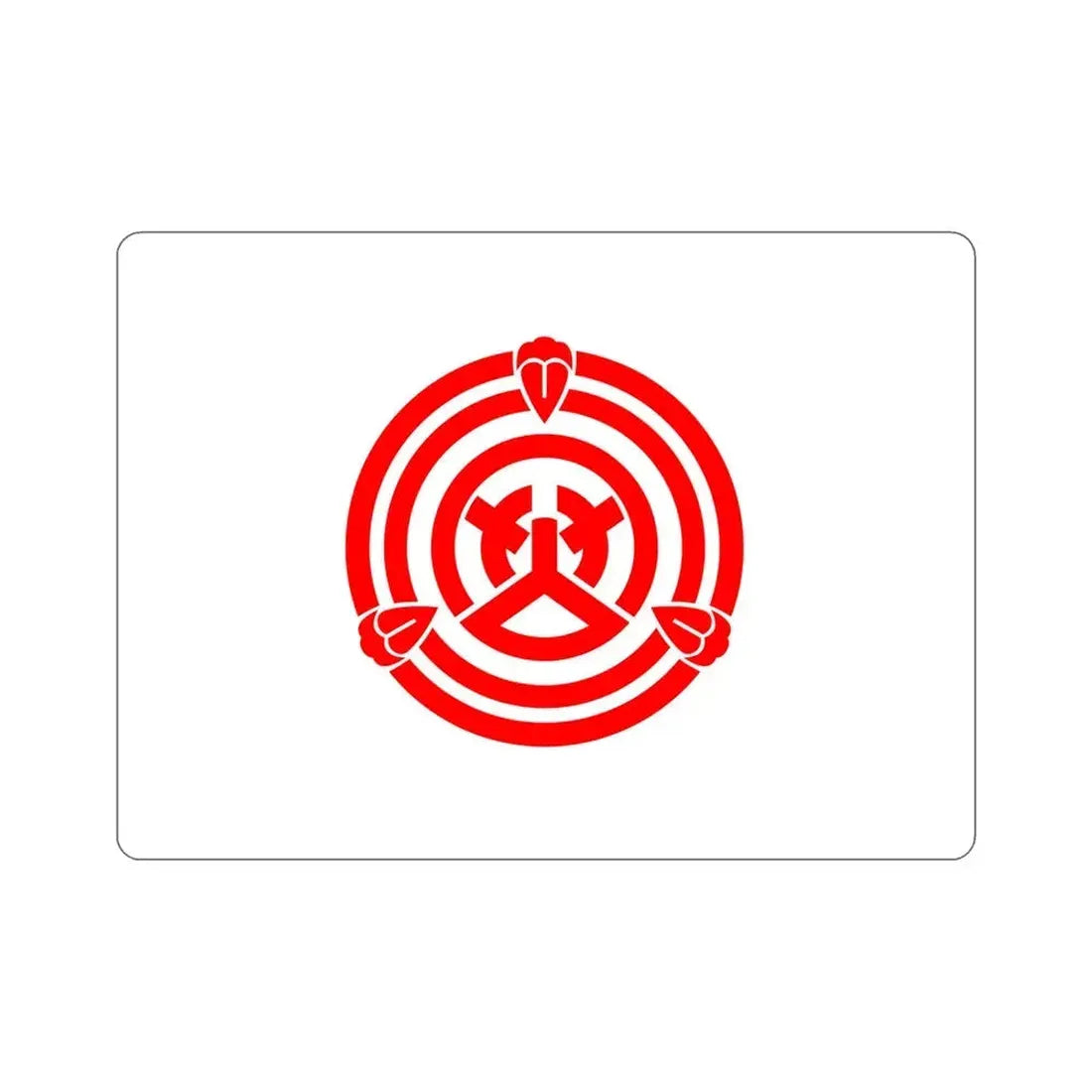 Flag of Okazaki Aichi Japan STICKER Vinyl Die-Cut Decal 5 Inch - The Sticker Space