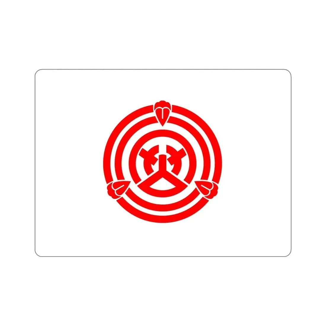 Flag of Okazaki Aichi Japan STICKER Vinyl Die-Cut Decal 6 Inch - The Sticker Space