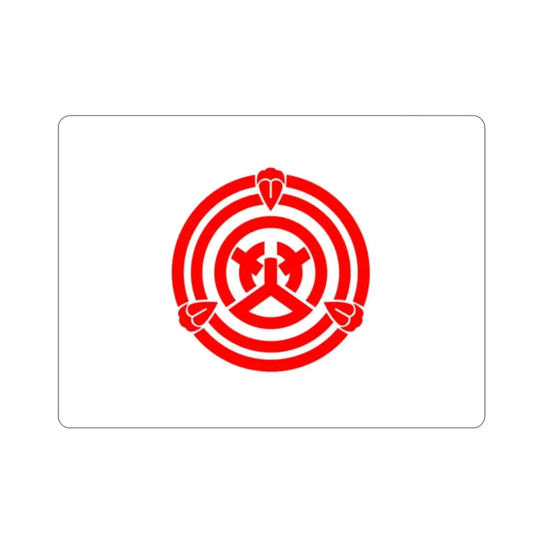 Flag of Okazaki Aichi Japan STICKER Vinyl Die-Cut Decal - The Sticker Space