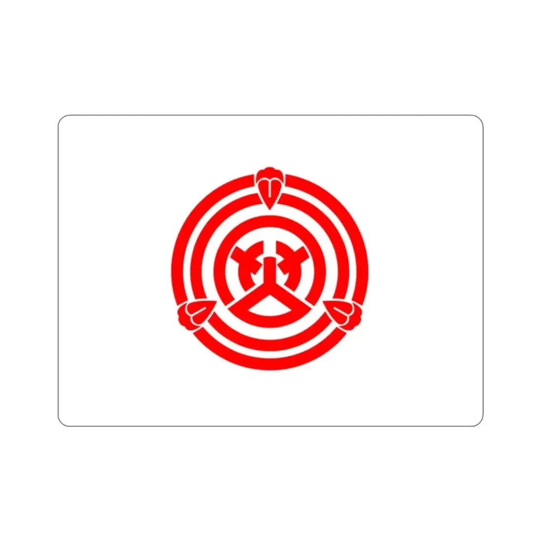 Flag of Okazaki Aichi Japan STICKER Vinyl Die-Cut Decal - The Sticker Space
