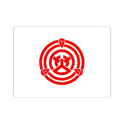 Flag of Okazaki Aichi Japan - STICKER Vinyl Kiss-Cut Decal 2 Inch White - The Sticker Space