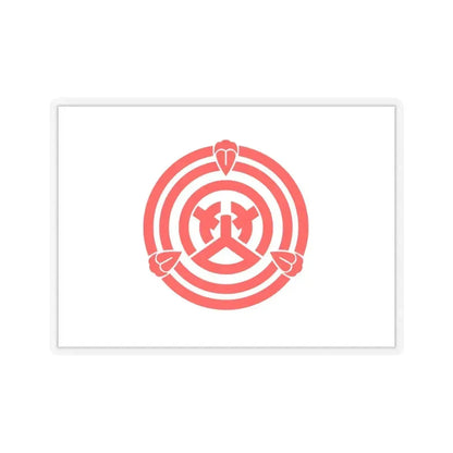 Flag of Okazaki Aichi Japan - STICKER Vinyl Kiss-Cut Decal 6 Inch Transparent - The Sticker Space